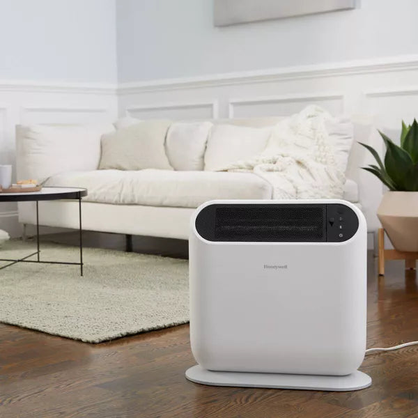 Thermawave Indoor Heater: Portable Ceramic Space Heater, 3 Settings, Fan Driven, ETL Listed, White