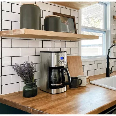 14 Cup Programmable Coffeemaker Stainless Steel
