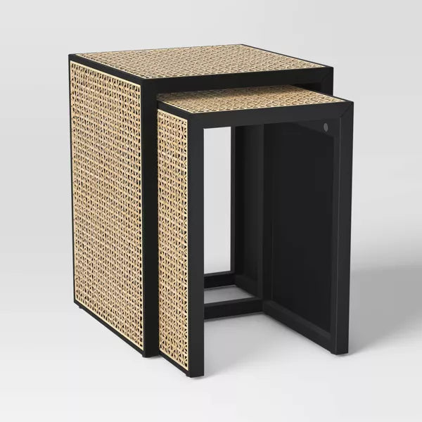 Nesting Accent Table Black/Natural