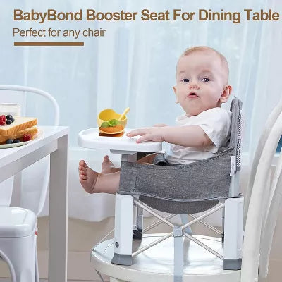 Baby Travel Booster Seat with Double Tray
