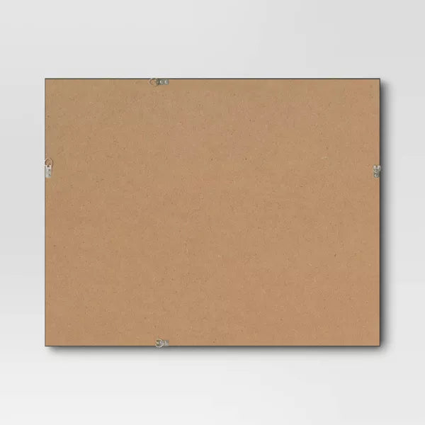 2pk Marble Framed Printed Canvases Black/Tan