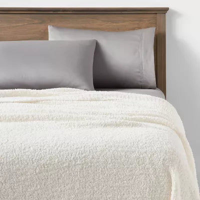 Cozy Chenille Bed Blanket - Full/Queen