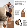 Bottom Criss-Cross Sling Diaper Bag