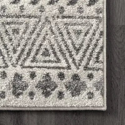Medallion Washable Tufted And Hooked Rug - 4'x5'6