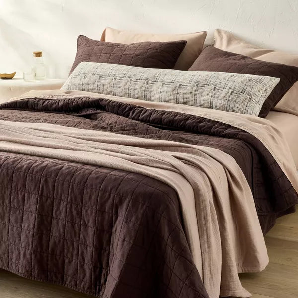 Heavyweight Linen Blend Quilt - Full/Queen