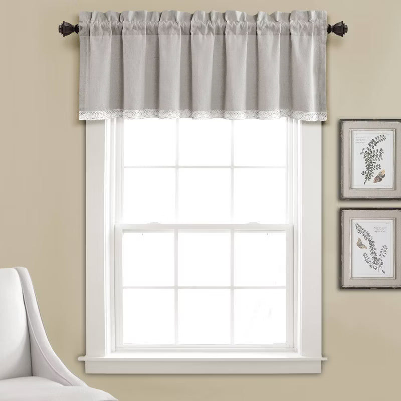 Linen Lace Valance