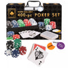 Poker Set with Professional Weight Poker Chips 400pc