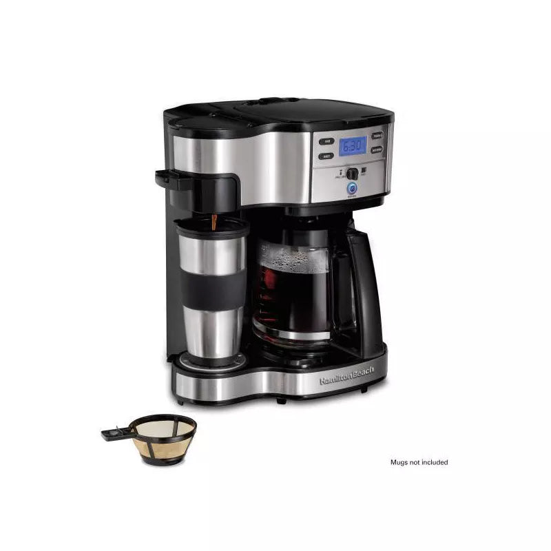 12 Cup & Single Cup Program Coffee Maker