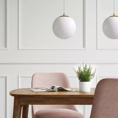 Globe Pendant White