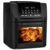 All-in-One Digital Air Fryer, Oven, Rotisserie & Dehydrator: Stainless Steel, Dishwasher-Safe Parts