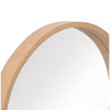 Wood Round Mirror Natural