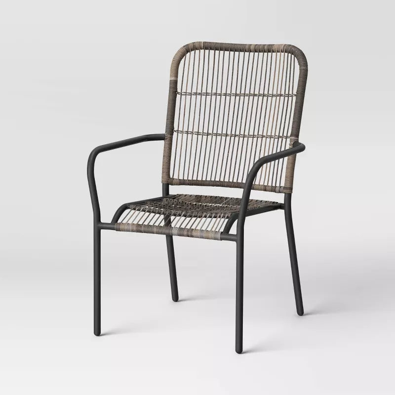 Latigo Stackable Patio Chair Gray