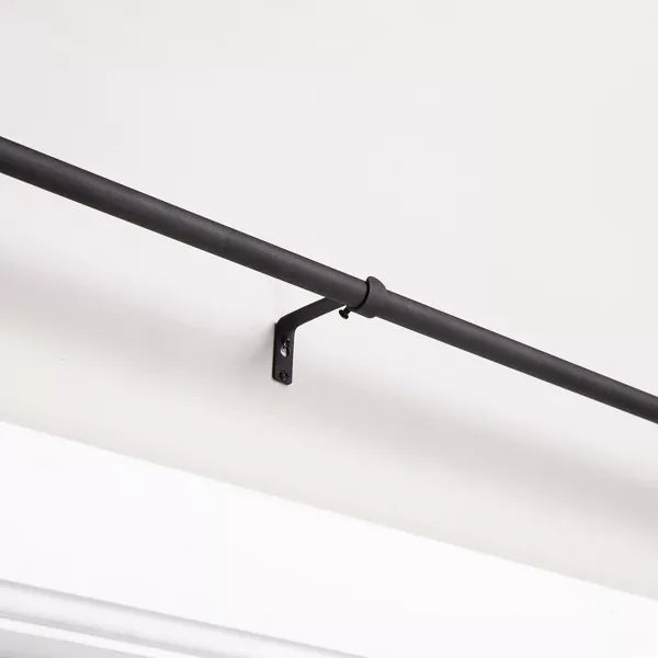 Bronn Industrial Room Darkening Curtain Rod