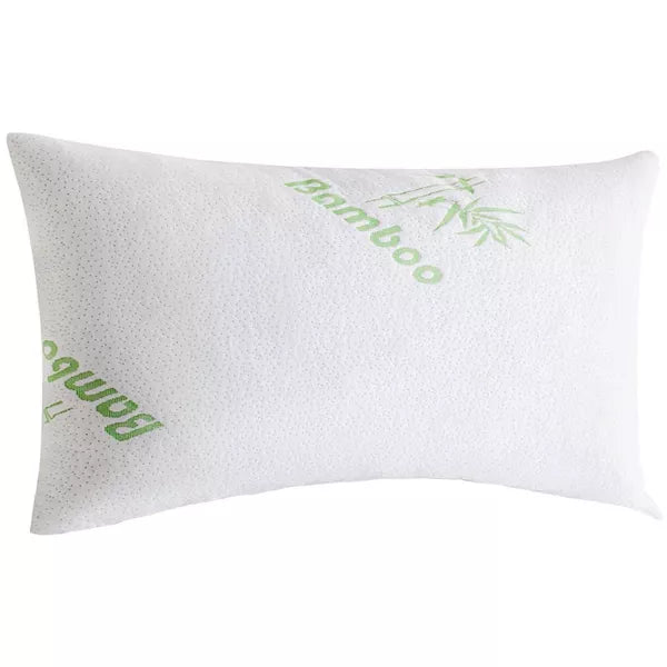King Size Soft Plush Bamboo Memory Foam Support Pillow