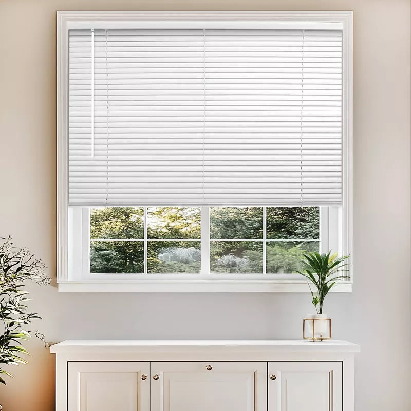 Light Filtering Vinyl Mini Blind White