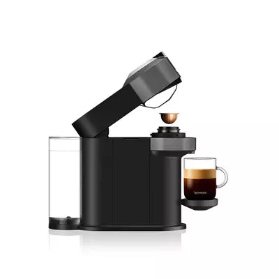 Nespresso Vertuo Next Coffee Maker and Espresso Machine by DeLonghi Gray: Compatible with Vertuo Line, 12 Capsules Included