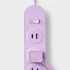 4-Outlet Power Strip Extension Cord with USB and USB-C Ports