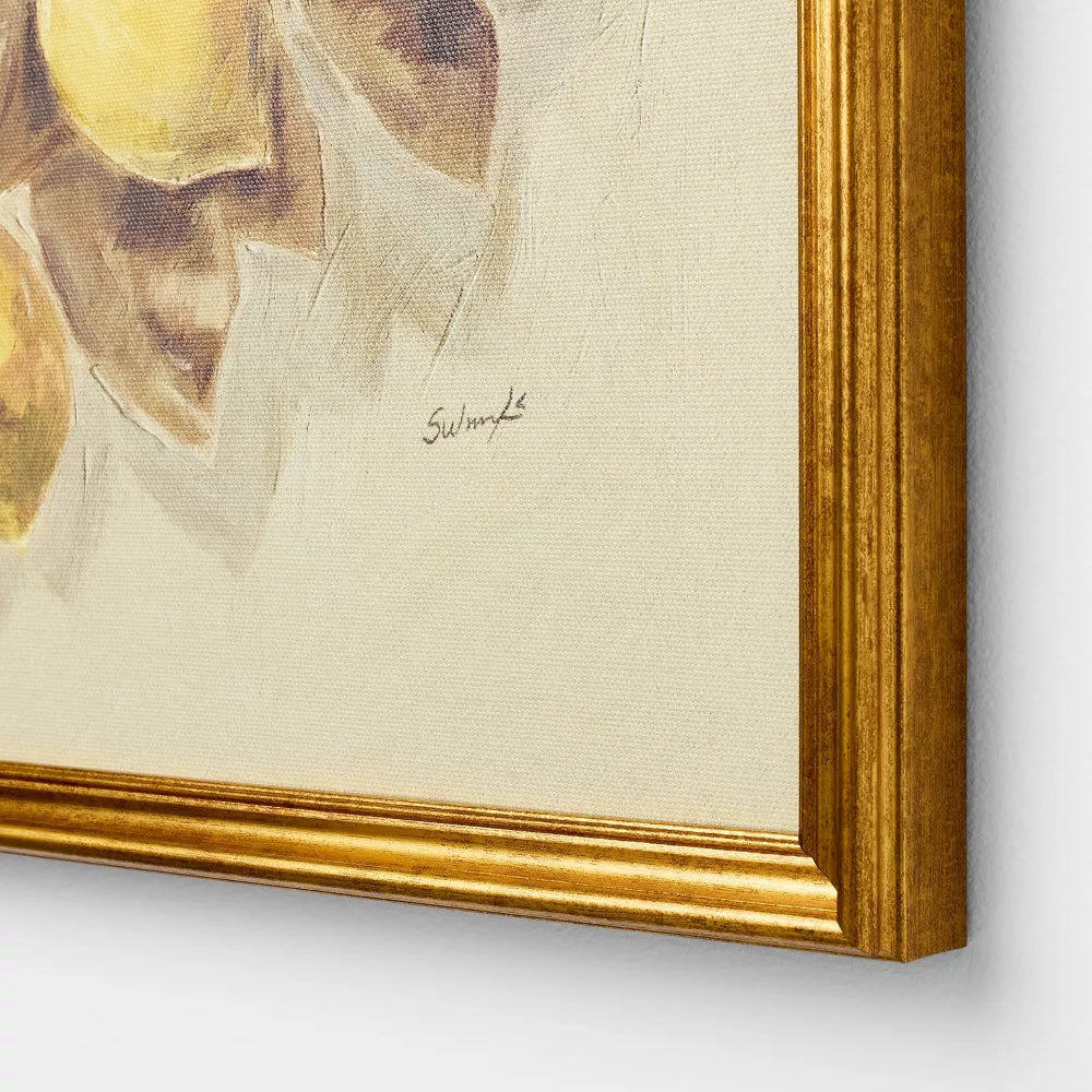 Lemons Vintage Framed Wall Art