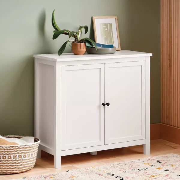 Traditional Multipurpose Storage Cabinet Multipurpose Classic White