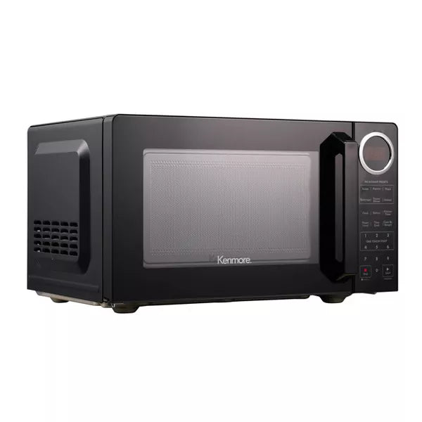 Microwave - Black: Countertop, Child Lock, 6 Programs, Compact Size