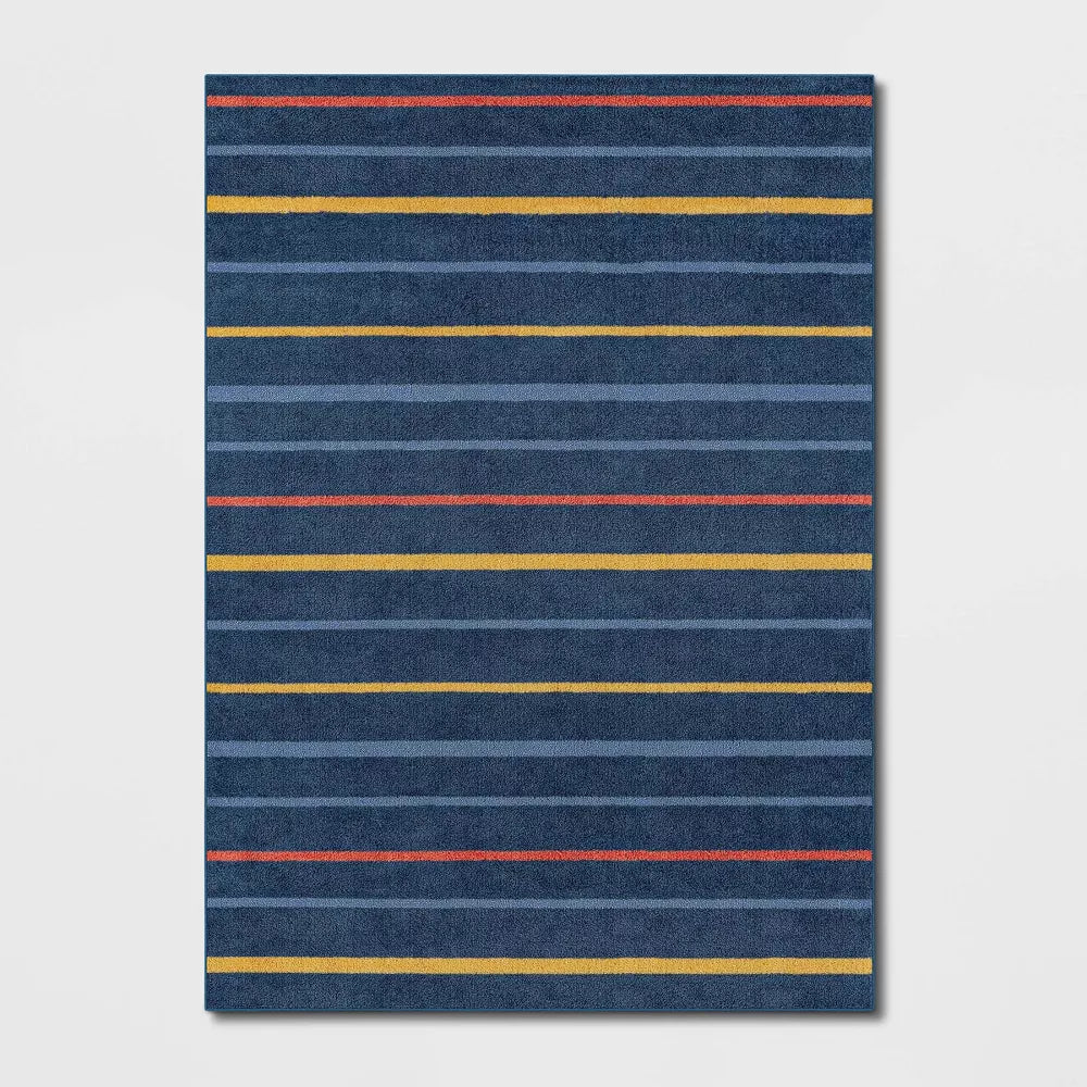 Striped Kids' Rug -4'x5'6"