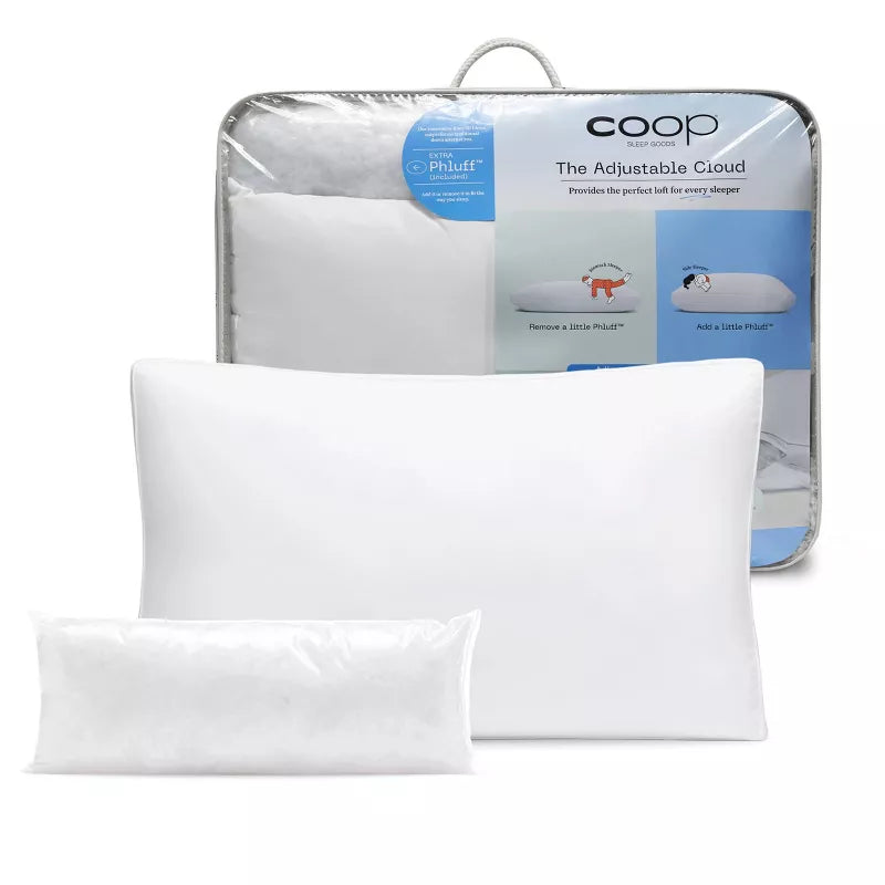 Standard Medium Machine Washable Adjustable Cloud Pillow