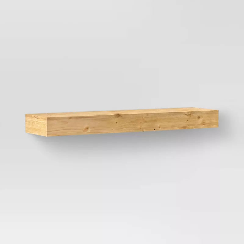 Floating Wood Shelf