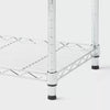 4 Tier Wire Shelving Chrome