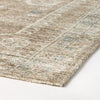 Distressed Persian Woven Area Rug Brown 5'x7'