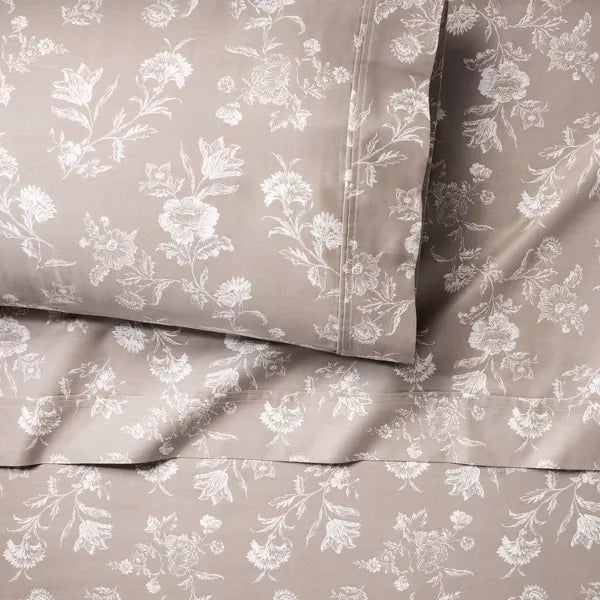 Printed Performance 400 Thread Count Sheet Set Queen