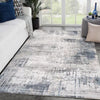 Modern Abstract Distressed Area Rug