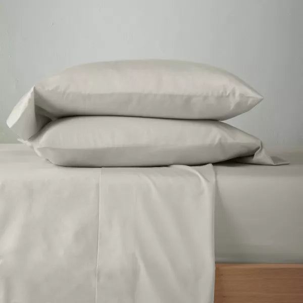 500 Thread Count Washed Supima Sateen Solid Sheet Set