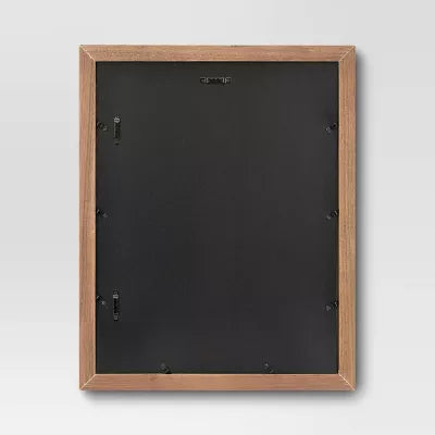 Wood Matted Wall Frame Midtone Woodgrain