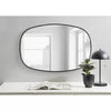 Zayda Metal Danish Oval Mirror