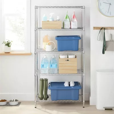 5 Tier Wire Shelving