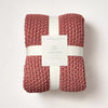 Chunky Knit Bed Blanket - Full/Queen
