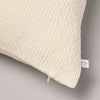 Micro Diamond Textured Euro Pillow Cream