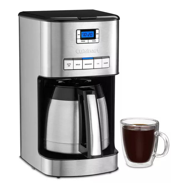 12 Cup Programmable Coffeemaker Thermal Carafe - Stainless Steel