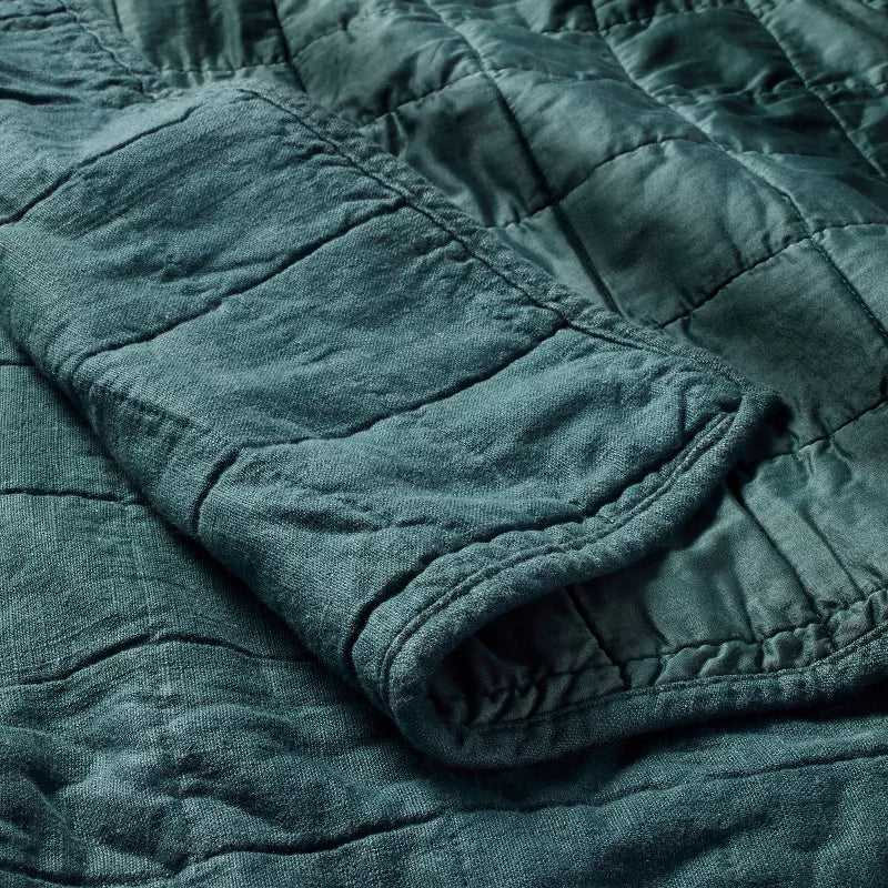Heavyweight Linen Blend Quilt - Queen