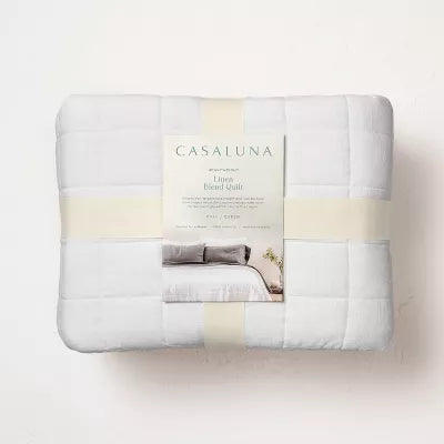 Heavyweight Linen Blend Quilt - King