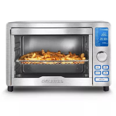 Digital Stainless Steel Toaster Oven Air Fryer – Stainless Steel: Dishwasher-Safe, Airfryer Toaster Oven
