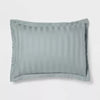 3pc Luxe Striped Damask Duvet Cover and Sham Set