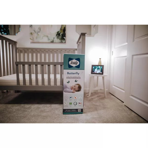 Butterfly Breathable Knit Crib and Toddler Mattress