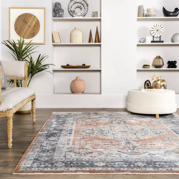 Zara Vintage Medallion Area Rug