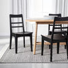 2pk Wood Ladder Back Dining Chair Set