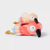 Parrot and Baby Weighted Plush Kids' Throw Pillow Pink