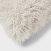 Euro Faux Mongolian Fur Decorative Throw Pillow