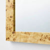 SET OF 2 Burl Wood Wall Mirror