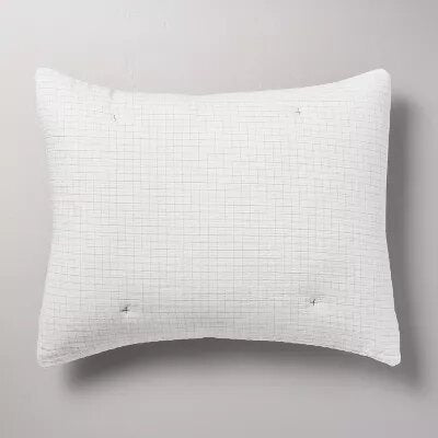 3pc Mini Grid Stitch Comforter Bedding Set - Queen