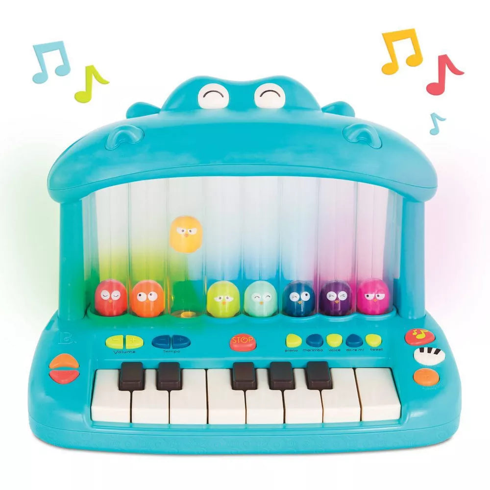 Toy Piano for Kids Hippo Pop